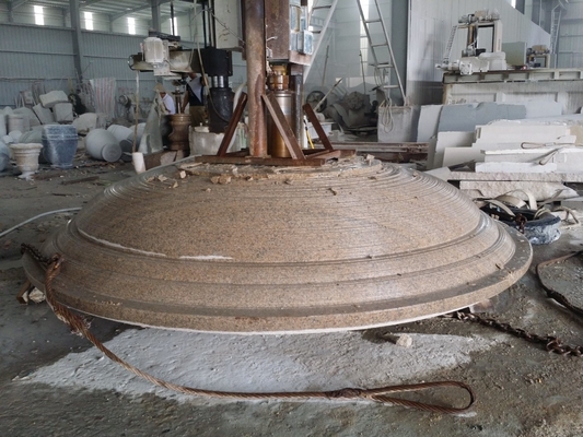 花こう岩の大理石のためのコラムの帽子の基盤のプロフィールの石の平板の打抜き機
