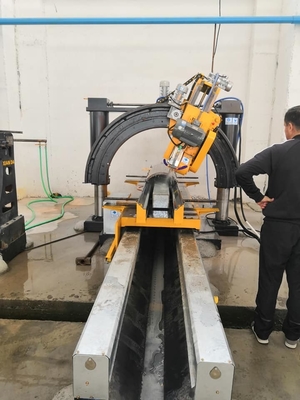 処理機械7.5kwを切る自動ローマの柱スロット石
