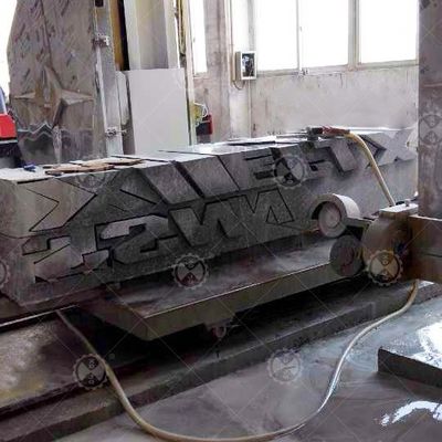 CNCのダイヤモンド ワイヤーは大理石の花こう岩3000x3000x1500mmについては機械を見た