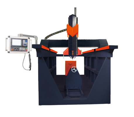 機械7.5kw Jadestoneを切り分ける4axisコラムCNCの石